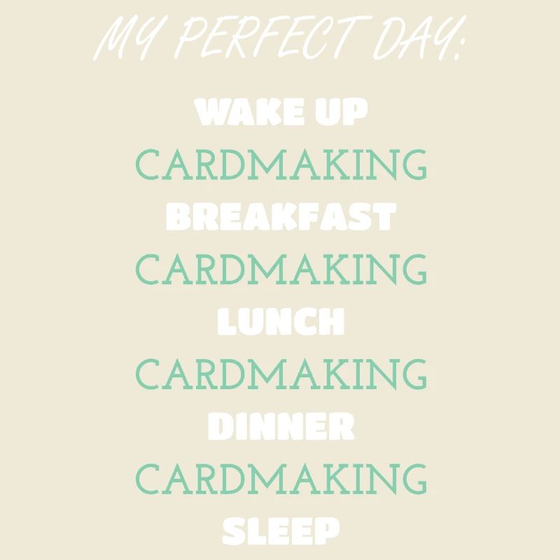 Tägliches Design der Kartenherstellungsroutine