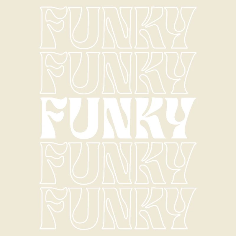 Funky Repeating Text Pattern
