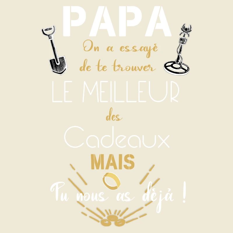 Idée cadeau papa fan de détection