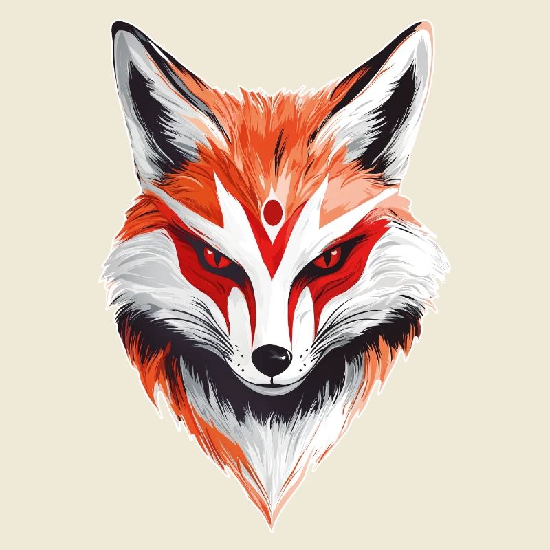 Fox Japanese Mask