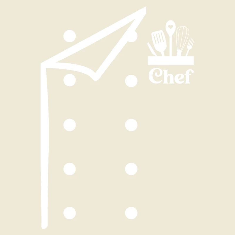 Funny Chef Head Chef Baker Chef Uniform With Tools