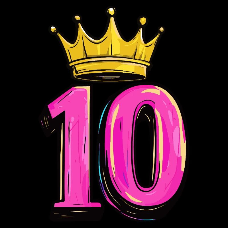 10 Zahl Krone