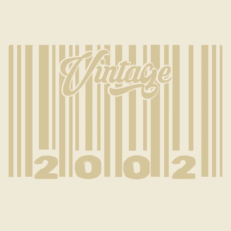 vintage 2002 Code barre 2002: Année 2025.