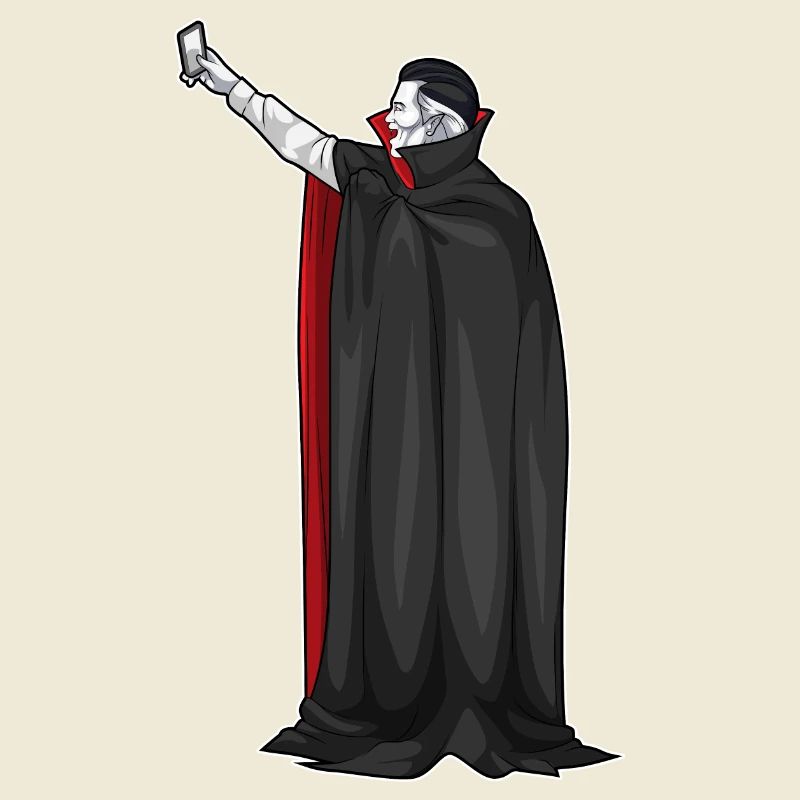 Vampire Halloween Selfie