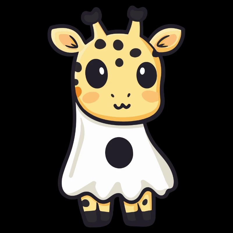 Giraffe Halloween Lustig Geist