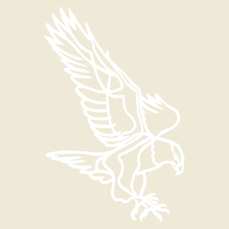 White Eagle in Flight