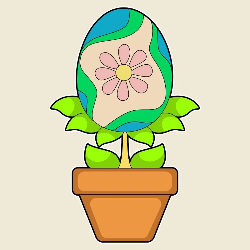 Fleur Oeuf de Pâques