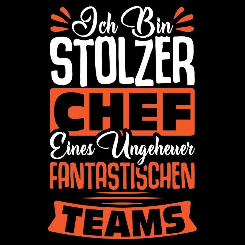 Stolzer Chef Chef Mann Abteilungsleiter Teamchef