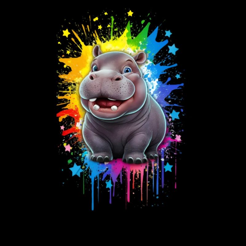 Graffiti Hippopotame