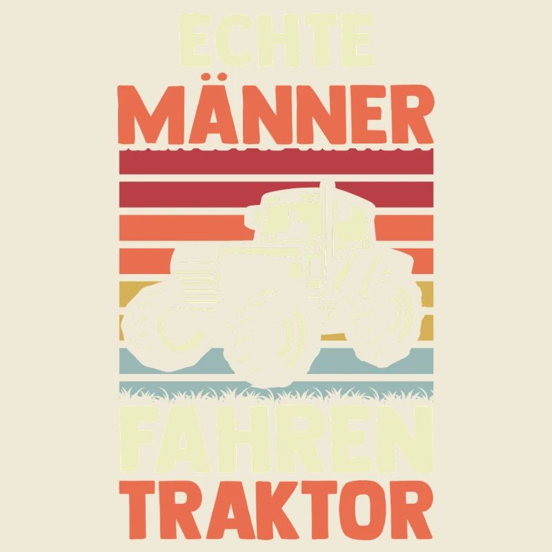 Trecker Landwirt Bauer Traktorfahrer Traktor
