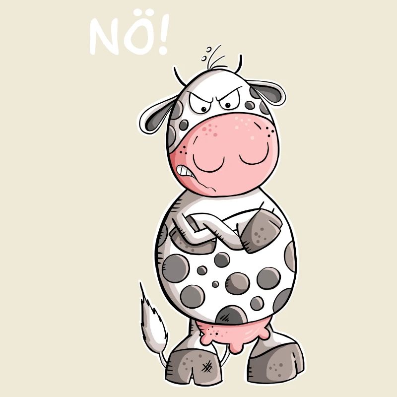 Nö Kuh I Statement Einfach Nö Design I Nein