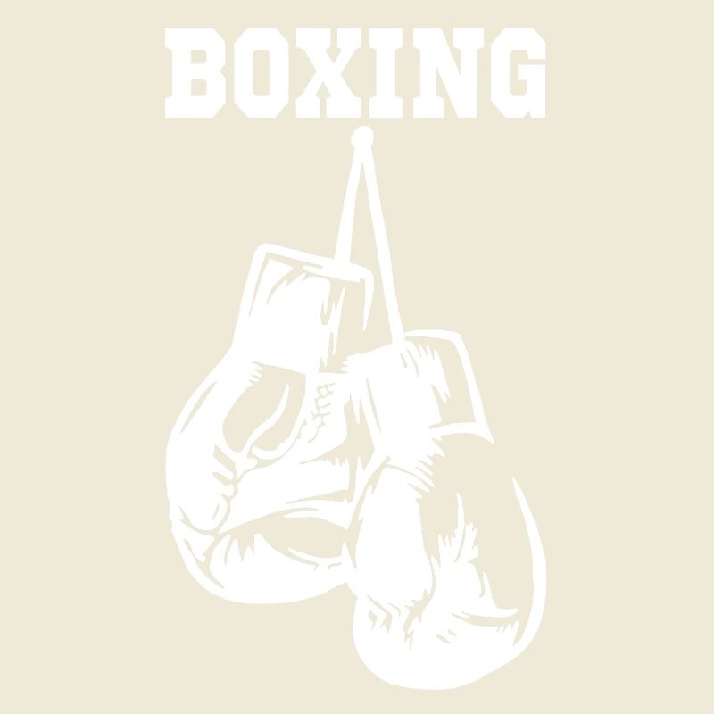 Gants de boxe blancs