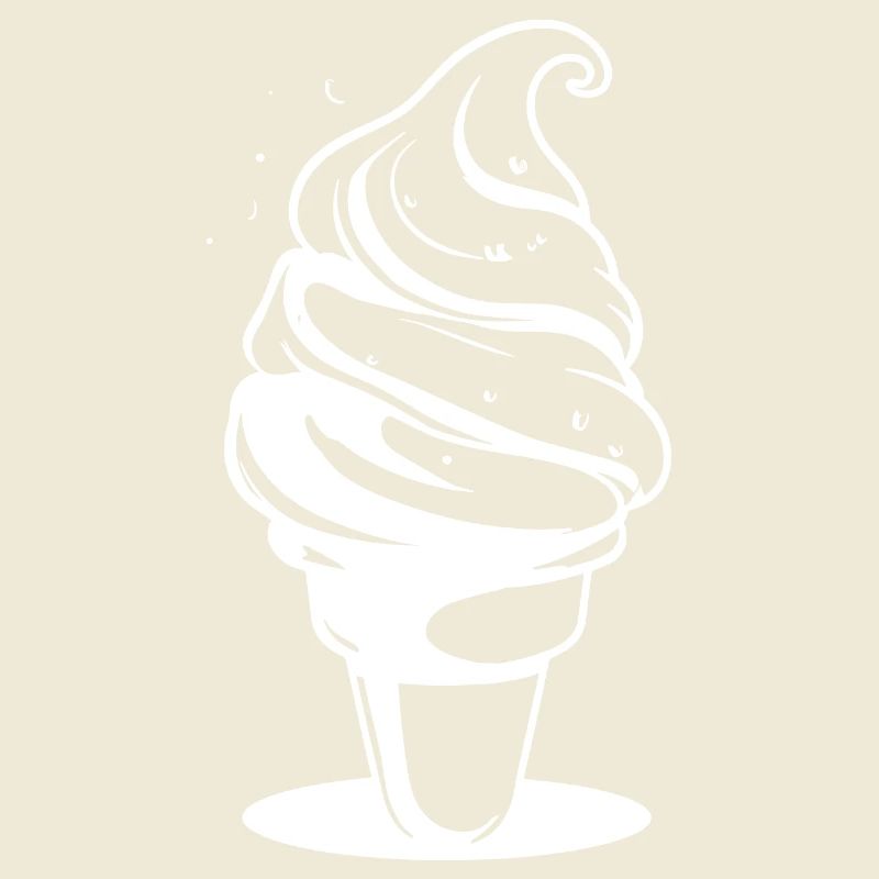 Soft Ice Cream Drawing