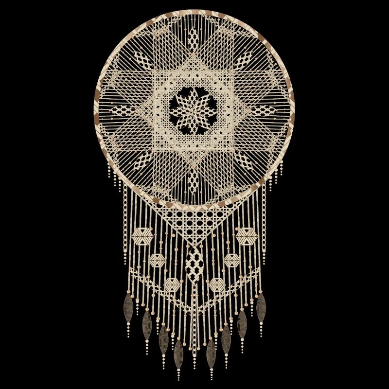 Magical macramé dreamcatcher full of harmony