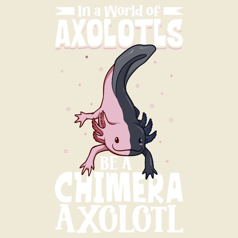 Sei ein Chimera Axolotl