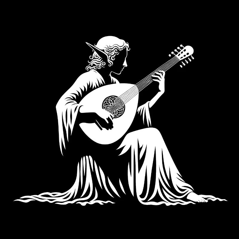 Elfenlied on the lute