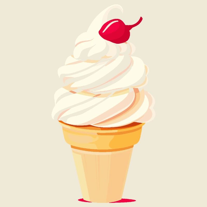 Eiscreme Tüte Grafik