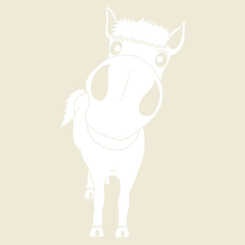 Gros plan sur un cheval (blanc)
