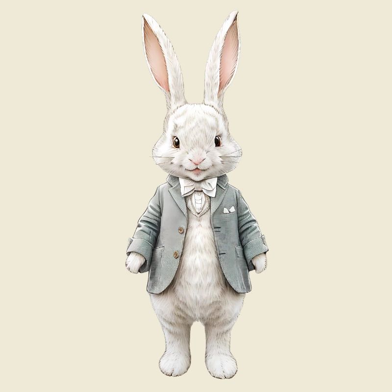 Cute Bunny White 1