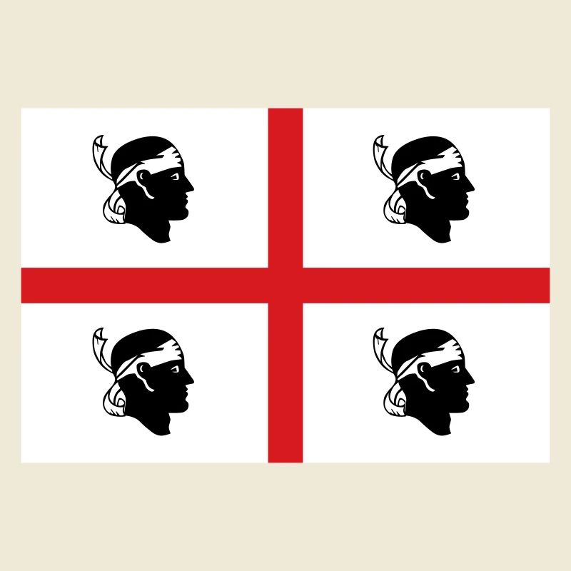 Flagge Sardinien