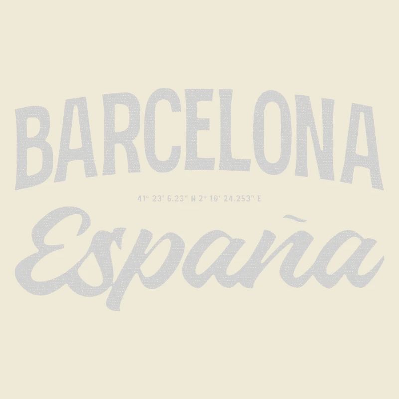 Barcelona España Script Design