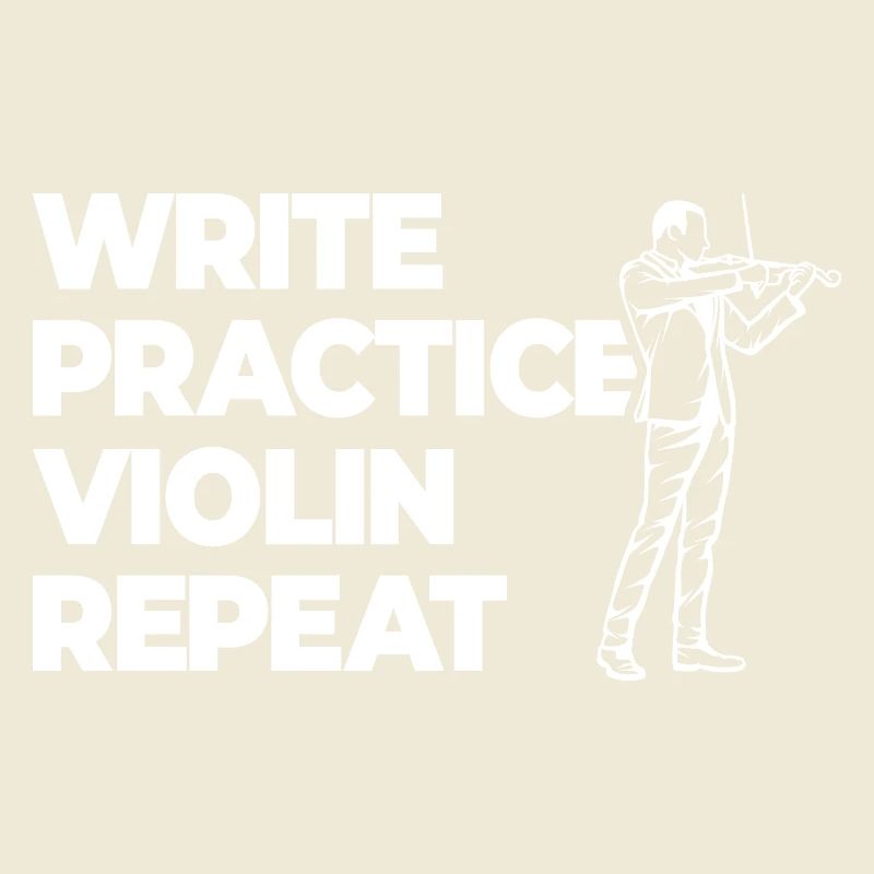 Writing Practice Repeating Violin