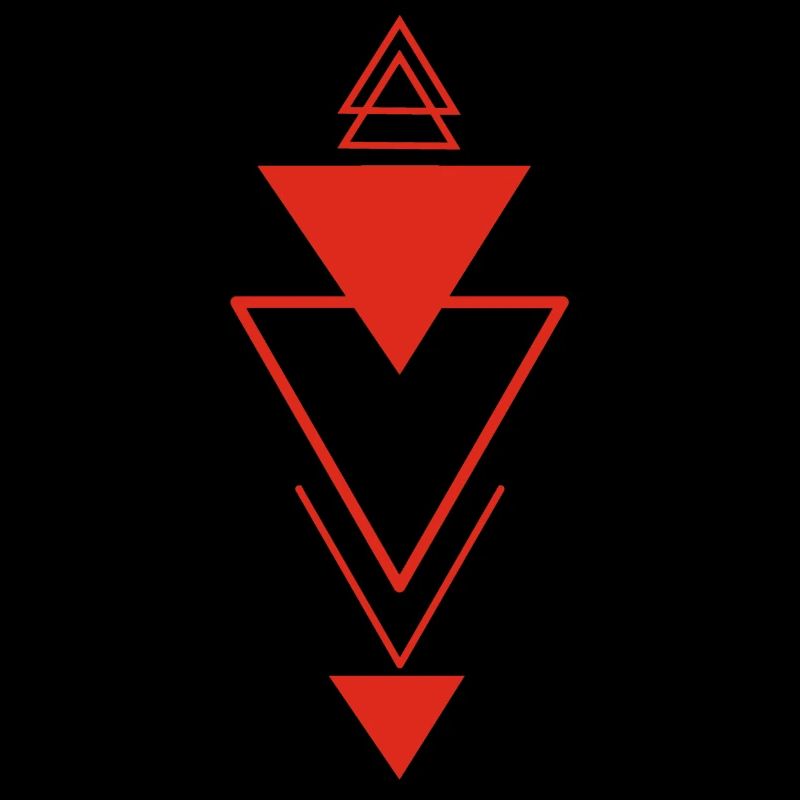 Triangular symbol (red)