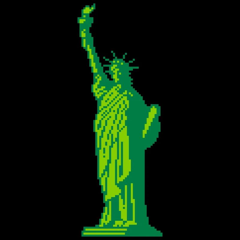 8bit Freiheitsstatue