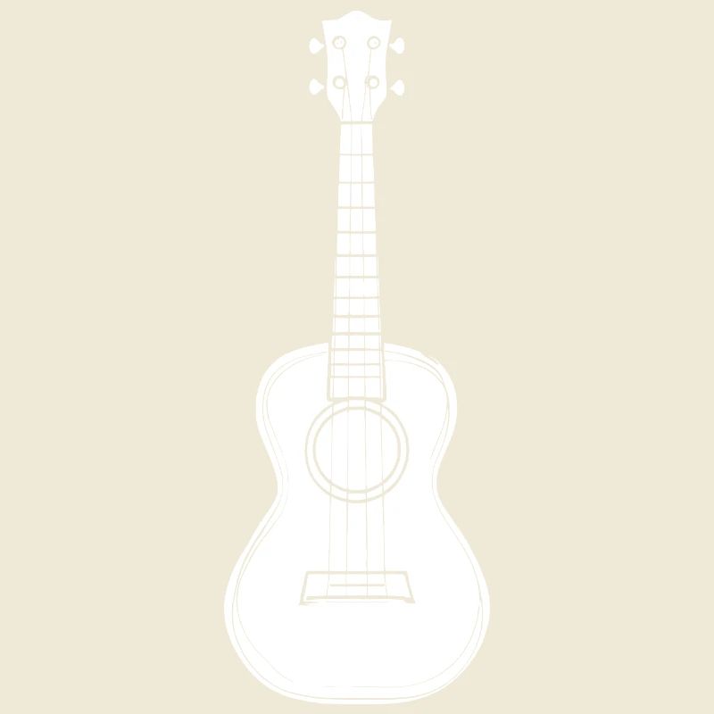 Ukulele Instrument Drawing