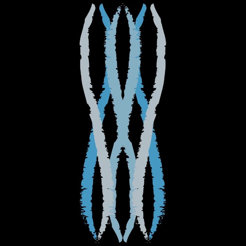 wave Art | blue-grey