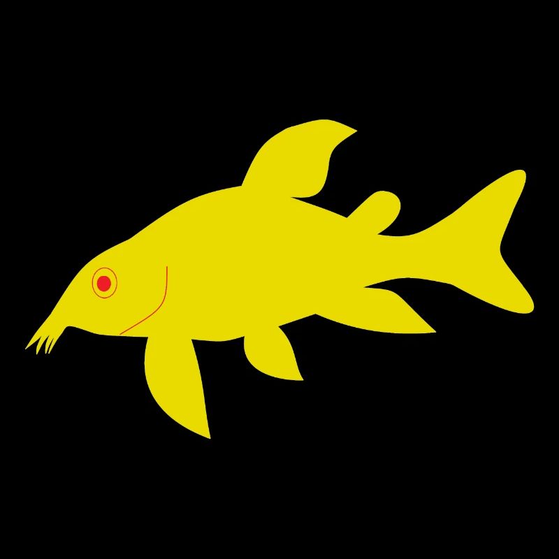 Rote und gelbe Panzerwelse