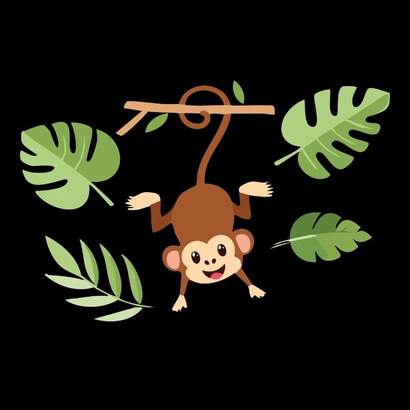 Singe sur la branche