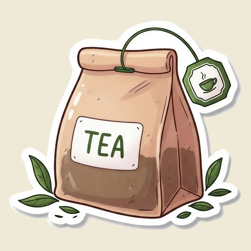 Teebeutel Illustration