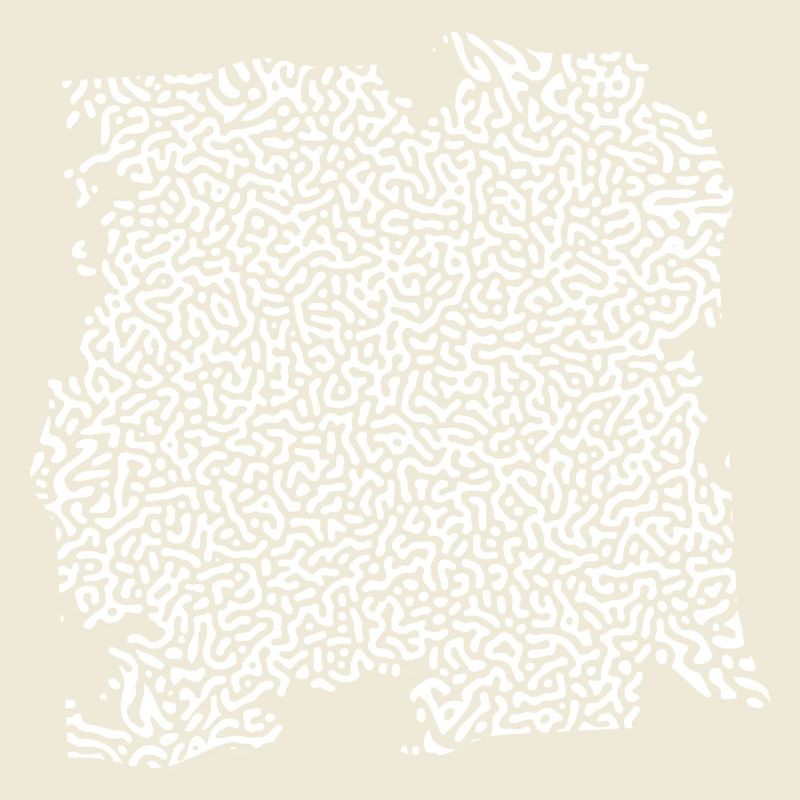 turing pattern white - worm