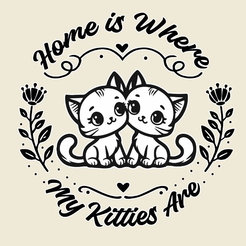 La maison, c’est là où sont mes chatons