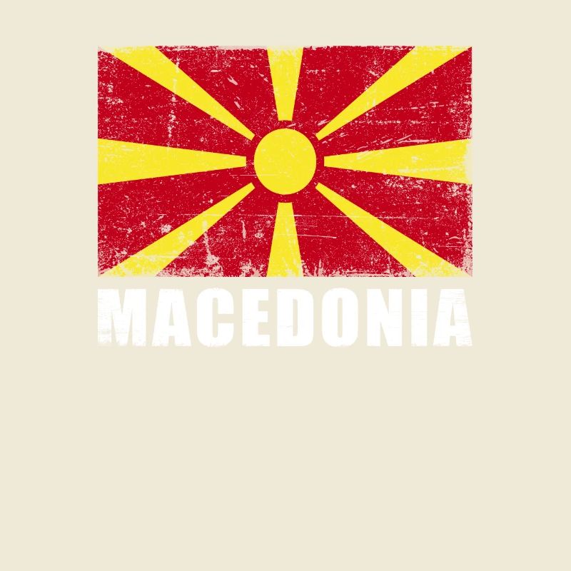Drapeau de la Macédoine Grunge Drapeau de la Macédoine
