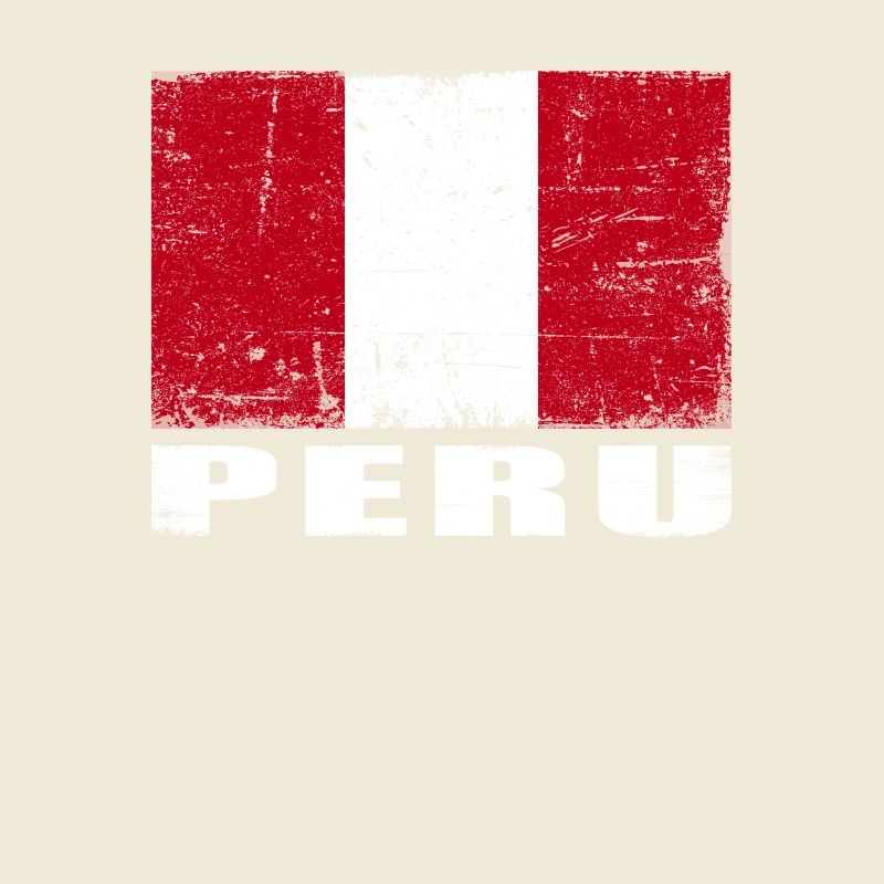 Drapeau du Pérou Grunge Drapeau du Pérou