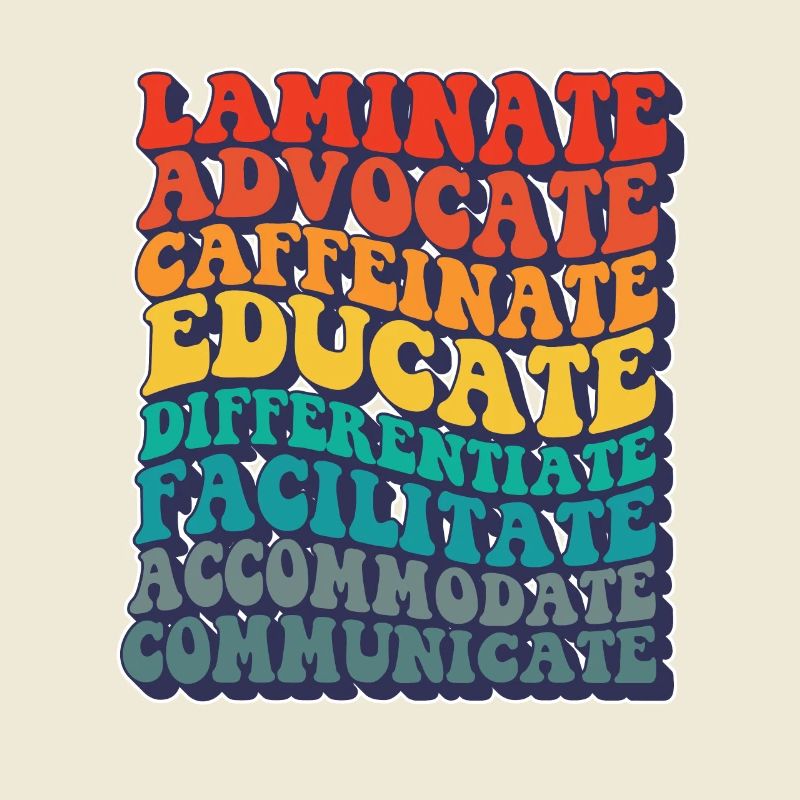 Enseignant SPED Laminate Collaborer Autisme
