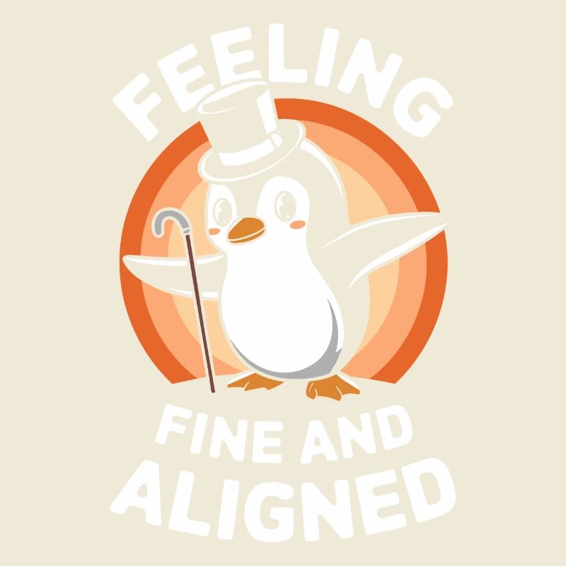 Feeling Fine And Aligned Penguin Charming