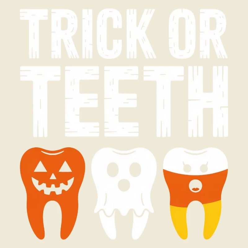 Trick oder Teeth Halloween-T-Shirt