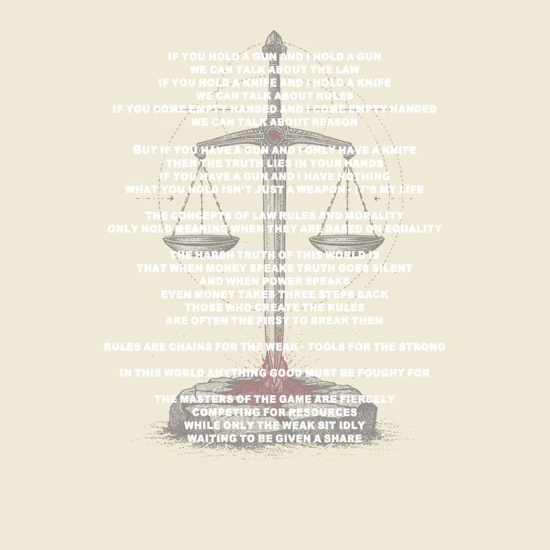 Philosophical reflection on justice and power