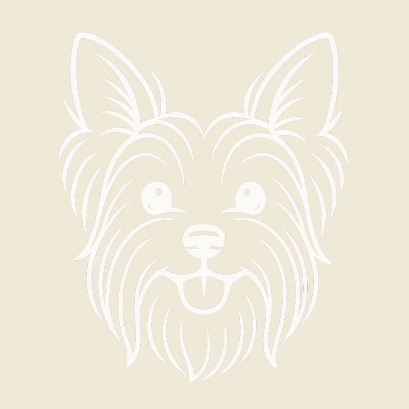 TinyPaws Black & White Edition Yorkshire Terrier w