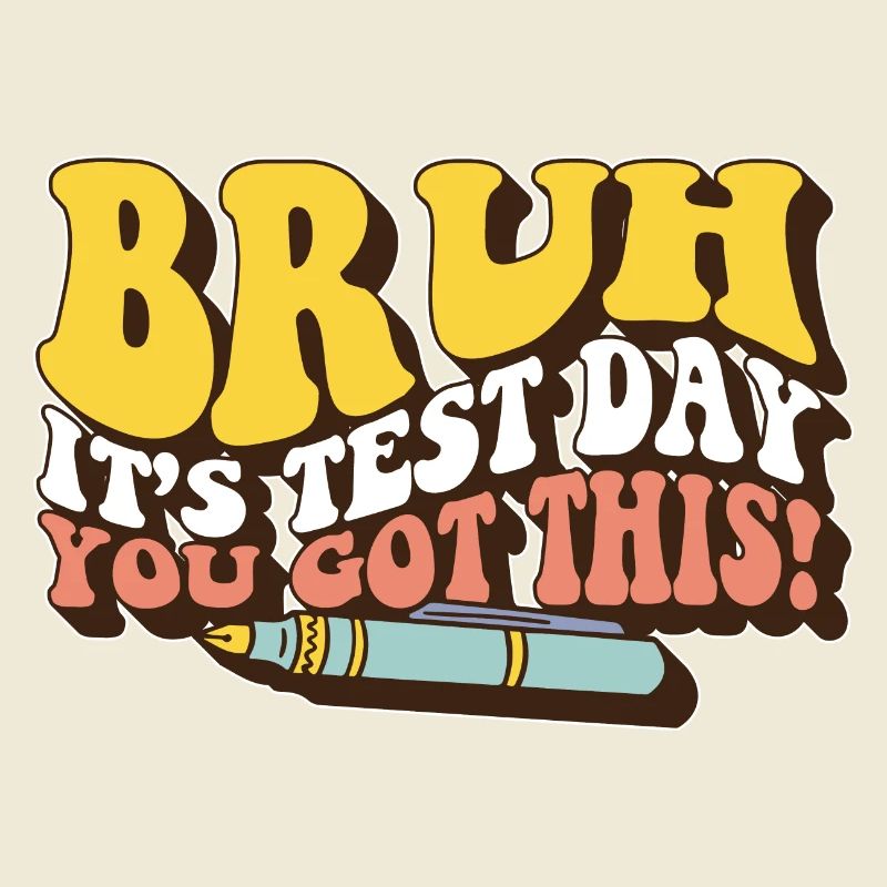 Bruh C’est le jour du test, vous avez cet élève enseignant