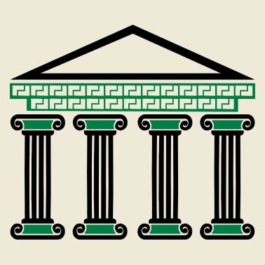 Antico edificio greco