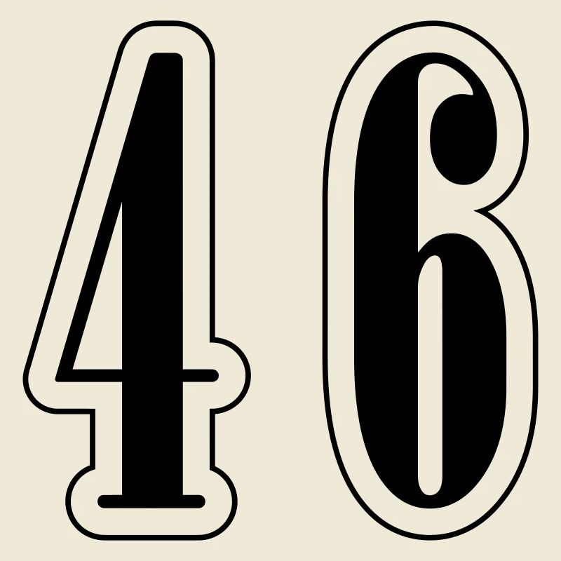 46 Number symbol