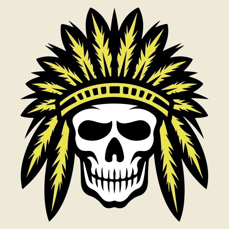 Apache Indian Chief Skull