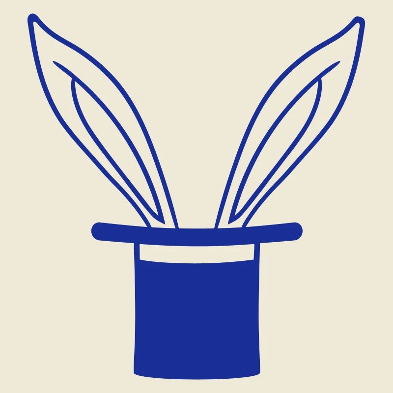 Lapin Chapeau Haut de forme Wizard Lapin Wizard Trick