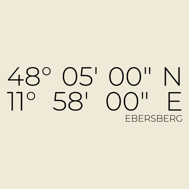 Coordinate Ebersberg, Baviera