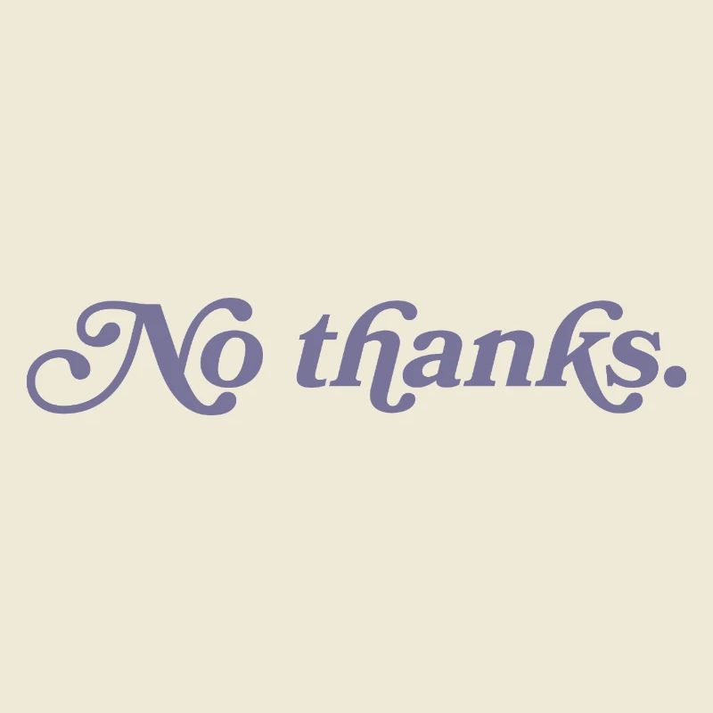 Non merci.