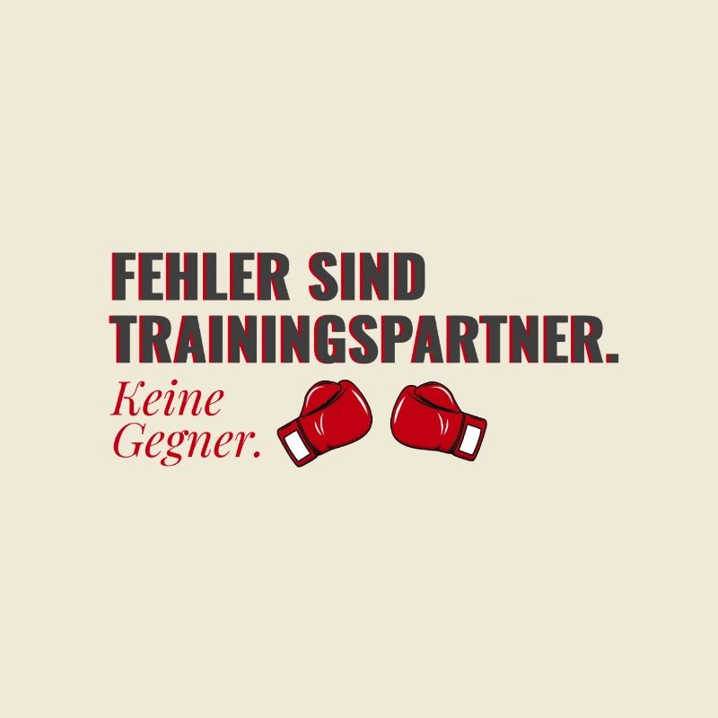 Fehler sind Trainingspartner – Mindset Shirt